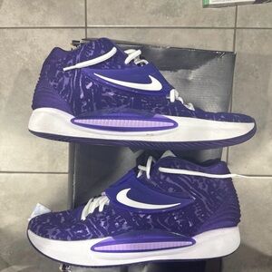 Nike KD 14 TB purple white size 14 men’s basketball sneakers